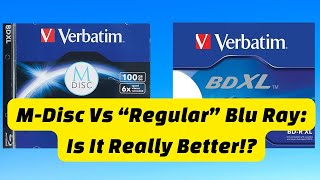 MDisc Vs Regular HTL Inorganic Blu Ray For Archival Whats The Difference [upl. by Gerard301]