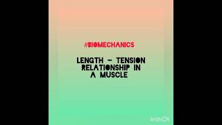 length tension relationship in a muscle biomechanics physionotes mediconotes [upl. by Niwde]