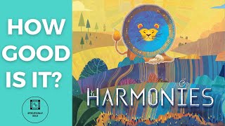 Discovering Harmonies A Solo Board Game Review [upl. by Iorgo]