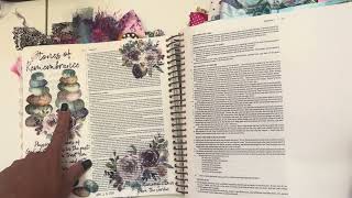 Flip Through my Dayspring Spiral Bound Bible Part 1 from Lovely Lavender Wishes [upl. by Socin]