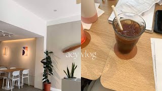 vlog drug monograph writing at cozy cafe AAA ☕️  ice americano fries carbonara [upl. by Joash]