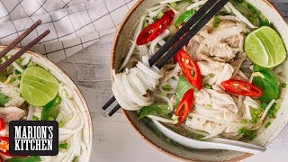 Vietnamese Chicken Pho  Marions Kitchen [upl. by Fagaly]