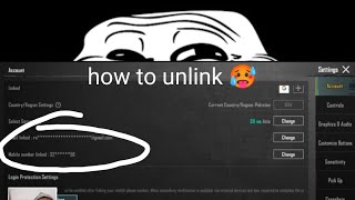 😱 how to remove phone number and email from pubg 2024 new trick 2024 [upl. by Gilbart]