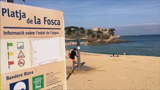 Playa La Fosca  Palamós  Costa Brava  Junio 2018 [upl. by Taka]