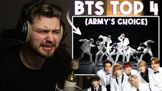 Armys TOP 4 BTS Songs Music Producer Reacts [upl. by Yetnom]