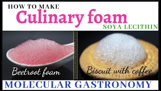 How to make culinary foam [upl. by Rosenwald]