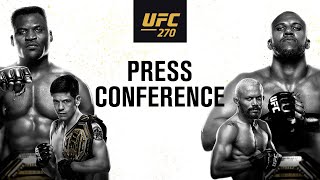 UFC 270 PreFight Press Conference [upl. by Ethe]