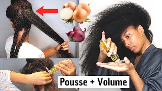 COMMENT APPLIQUER CORRECTEMENT LHUILE DOIGNON POUR FAVORISER LA POUSSE DES CHEVEUX À SON MAXIMUM [upl. by Jamima648]