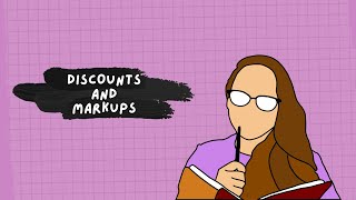 How to Solve for Discounts and Mark Ups  LearnWithLyqa [upl. by Okwu]