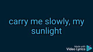 Sunlight Hozier Karaoke [upl. by Tolmach]