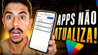 GOOGLE PLAY STORE NÃO ATUALIZA APLICATIVOS APRENDA RESOLVER [upl. by Kragh]