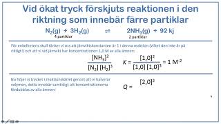 Kemisk jämvikt  del 3 Vad händer om man stör ett jämviktssystem Le Chateliers princip [upl. by Amalie]