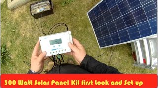 Solar Energy DC 300 Watt Kit First Set Up [upl. by Aran]