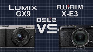 Panasonic Lumix GX9 vs FujiFilm XE3 [upl. by Ezechiel]