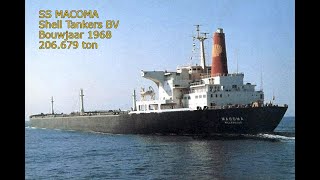 Tweede reis Shell Tankers BV  SS MACOMA  1974 [upl. by Atteselrahc467]