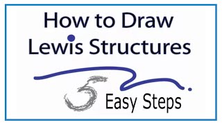 How to Draw Lewis Structures Five Easy Steps [upl. by Magda]