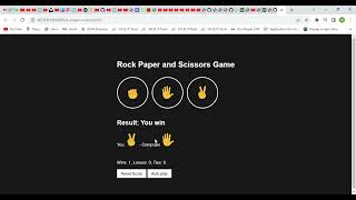 Rock paper scissor game [upl. by Farand844]