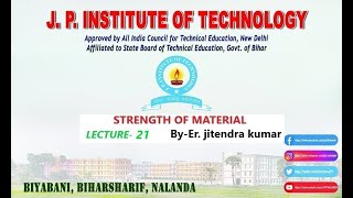 Shear Stress Distribution II Strength Of Material II Lecture  21 [upl. by Donella939]