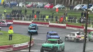 UNLIMITED BANGERS HIGHLIGHTS of Champions of champions last chance race hednesford raceway 171124 [upl. by Ondrea]