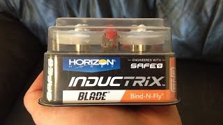 Blade Inductrix BNF Ultra Micro EDF Quadcopter Drone with SAFE Unboxing Maiden Flight and Review [upl. by Nevet448]