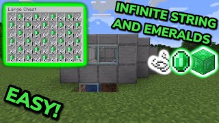 SIMPLE 121 STRING AND EMERALD FARM TUTORIAL in Minecraft Java [upl. by Bradly]