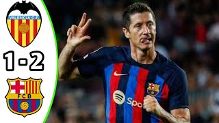 Valencia vs Barcelona 12 Resumen  LaLiga Santander 2024 eFootball Game Play [upl. by Sansbury]