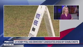 Poll Democrats up big in Harris County [upl. by Akinuahs]