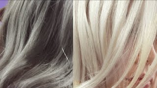 OKARA Silver de René Furterer la nouvelle gamme pour cheveux gris blancs blond platine [upl. by Crellen]