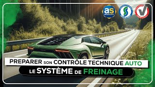 Préparer son contrôle technique auto  Le système de freinage [upl. by Tripp905]