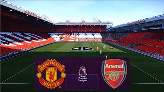 Man United vs Arsenal Premier League Title Race Full Match Highlights Skillful PES gameplay [upl. by Samson554]