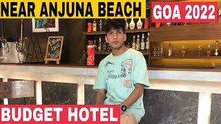 BUDGET HOTEL NEAR ANJUNA BEACH BEST PLACE TO STAY TO CELEBRATE SUNBURN 2022 GOAVLOG ROSETUM HOTEL [upl. by Notgnimer]