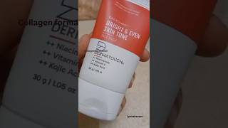 Face wash for Bright amp even skin tone shorts Dermatouch Newbrightendailyglowfacewash [upl. by Reizarf]