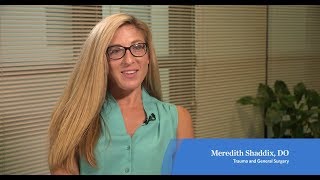 Meet Meredith Shaddix DO Trauma and General Surgery  Ascension Florida [upl. by Zwart]