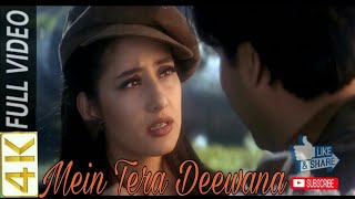 Mein Tera Deewana  Maharaja 1998 Full 4K Video Song [upl. by Esorlatsyrc]