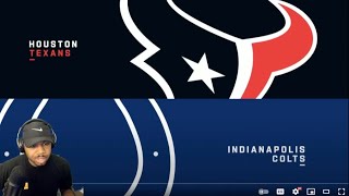 BigR reacts to Houston Texans vs Indianapolis Colts  NFL 2024 Week 1 Game Highlights [upl. by Barbara]