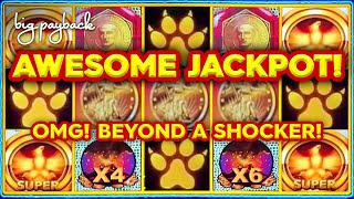 SHOCKING JACKPOT HANDPAY Wonder 4 Collection Slot  OMG [upl. by Jar]