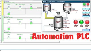 PART 2  Automation of Beverage Industry using PLC Ladder Programming [upl. by Leahcin]