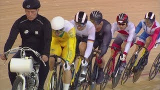 Mens Keirin  Second Round Heats  London 2012 Olympics [upl. by Eilyk706]