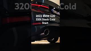 2022 BMW G20 320i Stock Cold Start automobile bmw 320 cold start [upl. by Akinnej]