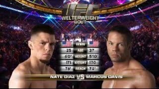 UFC  Marcus Davis vs Nate Diaz  Full Fight [upl. by Nealah]