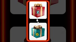 Choose Z VS G Gift Box Try Your Luck  shorts viral giftbox ytshorts [upl. by Ahsiena]