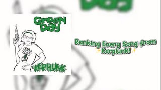 Ranking Every Song from Kerplunk [upl. by Jacobson]