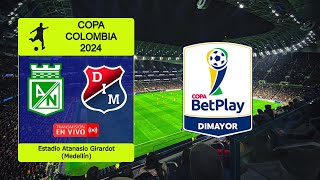 ATLETICO NACIONAL 20 INDEPENDIENTE MEDELLIN en vivo  COPA COLOMBIA  Semifinal [upl. by Zohara]