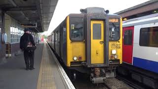 Abellio Greater Anglia 317508 departing Upminster [upl. by Sibel]