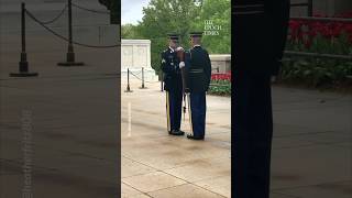 Changing of the guard at the tomb of the unknown soldier This is so awesome 👏 [upl. by Perceval694]