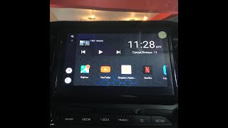 Hyundai accent  q link  apple car play  Android auto  PICASOU [upl. by Pedro573]