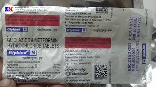 Glykind M Tablet  Gliclazide And Metformin Tablet  Glykind M Tablet Uses Benefits Dosage review [upl. by Mollee]