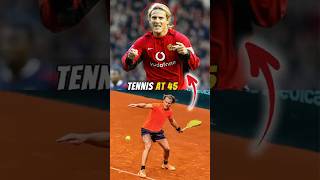 Diego Forlan Tennis Career  Man Utd Player sports shorts football  tennis 2024 [upl. by Gnehc271]