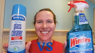 Windex Vs Sprayway Glass Cleaner [upl. by Deerdre157]