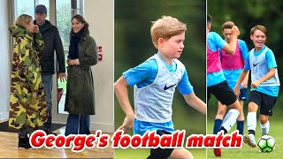 William amp Catherine were spotted at Prince Georges football match at Lambrook School [upl. by Mellisa]